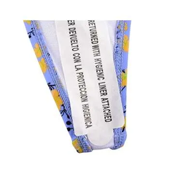 ninovino Floral Triangle Bikini Top Thong Swimsuit Tie Side Bikini Bottom Thong Gorgeous Retro 2 Piece Bathing Suit Tie Two Side Swimwear,Purple&Yellow Floral,S