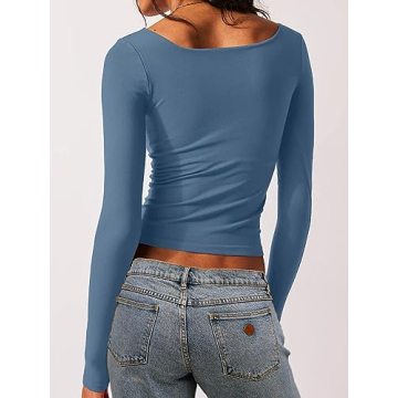 Stylish Long Sleeve Crop Top for Trendy Women