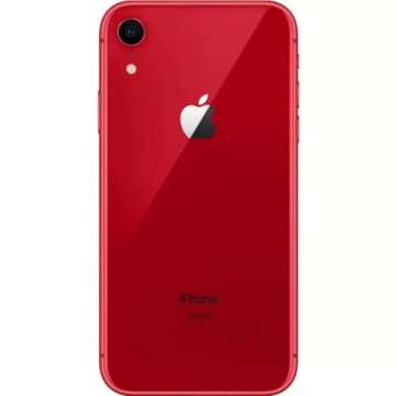 Apple iPhone XR, US Version, 128GB, Red - Unlocked (Renewed)