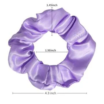 Jaciya Satin Silk Scrunchies for Hair - Stylish & Durable
