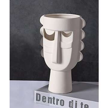 Face Art Vases for Home Decor, Weddings, and Gifts