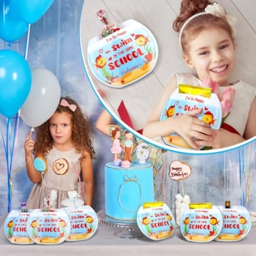 Saypacck 36 Pcs Valentine's Fish Cards for School Parties