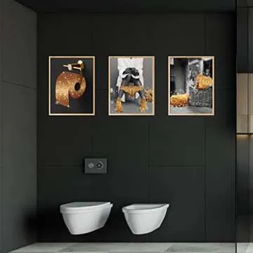 Stylish Luodroduo Glam Wall Art Set of 6 Posters