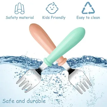 Pimoys 6-Piece Toddler Fork Set - Stainless Steel & BPA Free