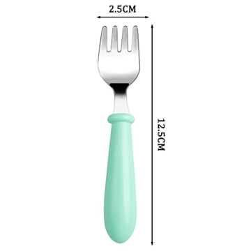 Pimoys 6-Piece Toddler Fork Set - Stainless Steel & BPA Free