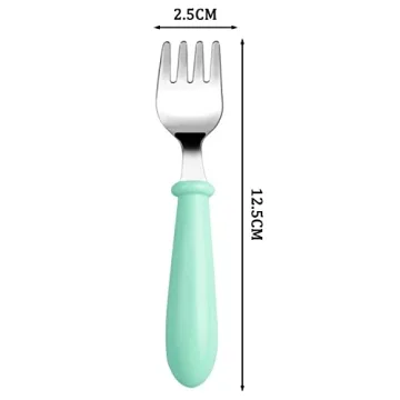 Pimoys 6-Piece Toddler Fork Set - Stainless Steel & BPA Free