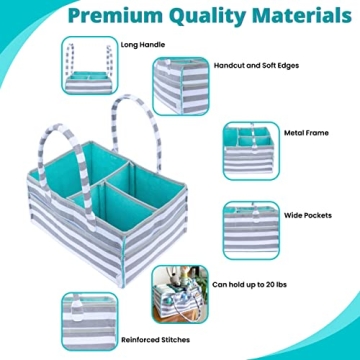 ARABELLA BABY Diaper Caddy - Stylish & Versatile