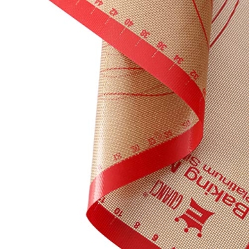 GUANCI Silicone Baking Mat Set for Macarons & Cookies