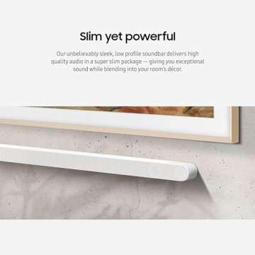 SAMSUNG S801D 3.1.2ch Soundbar w/Wireless Dolby Atmos Audio, Ultra Slim Design, with Alexa Built-in, HW-S801D/ZA (Renewed), White