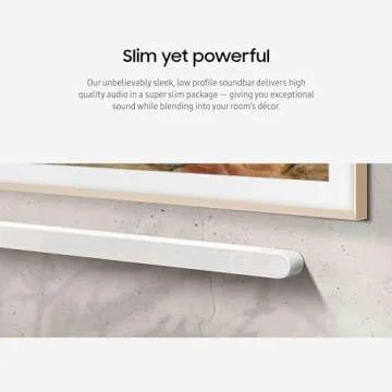 SAMSUNG S801D 3.1.2ch Soundbar w/Wireless Dolby Atmos Audio, Ultra Slim Design, with Alexa Built-in, HW-S801D/ZA (Renewed), White