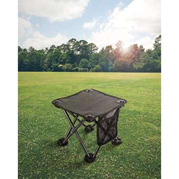 KingCamp Camping Stool Small Protable Folding Stool Mini Lightweight Backpacking Chair for Outdoor C...