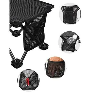 KingCamp Camping Stool Small Protable Folding Stool Mini Lightweight Backpacking Chair for Outdoor Camping Hiking Fishing Traveling Picnic