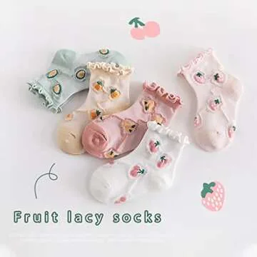 AMIYAN Baby Girl Ruffle Socks Comfortable & Stylish