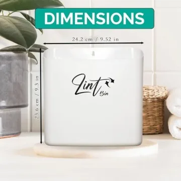Luikor Magnetic Lint Bin for Convenient Laundry Organization