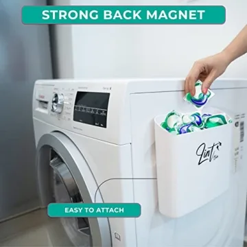 Luikor Magnetic Lint Bin for Convenient Laundry Organization