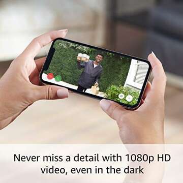 Ring Indoor Cam (1st Gen), White bundle with Ring Video Doorbell Wired