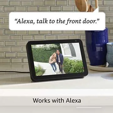 Ring Indoor Cam (1st Gen), White bundle with Ring Video Doorbell Wired