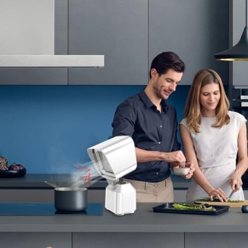 Portable Kitchen Hood with Adjustable Height & Filters