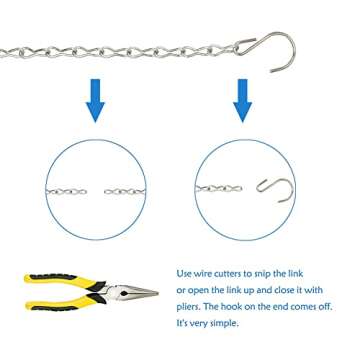 Durable 6 Pack Hanging Chains for Versatile Hanging