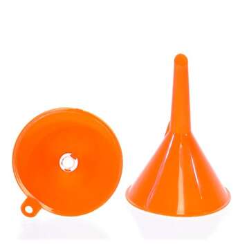 Majic 4-Pieces 4-Sizes Plastic Funnel Set for Car Oil, Gas and Fluids