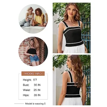 Stylish Dokotoo Women Knitted Crop Top for Summer