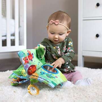 VTech Turtle's Busy Day Interactive Soft Book for Babies