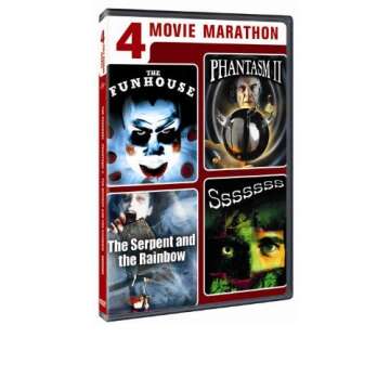 4 Movie Marathon Cult Horror Collection (The Funhouse / Phantasm II / The Serpent and the Rainbow / ...