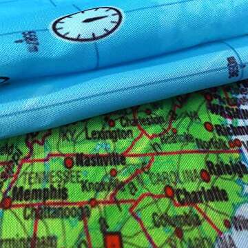 JAWO Map Tapestry, World Map Tapestries, Wall Art Hanging for Bedroom Living Room Dorm School Classroom, Great Tool for Students and Teachers 60X40Inches Wall Blankets