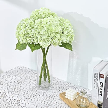 Lifelike 21" Artificial Hydrangea Flowers for Any Occasion