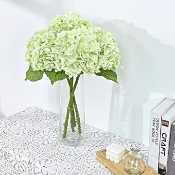 Lifelike 21" Artificial Hydrangea Flowers for Any Occasion
