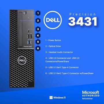Dell Precision Workstation PC for Design and Editing