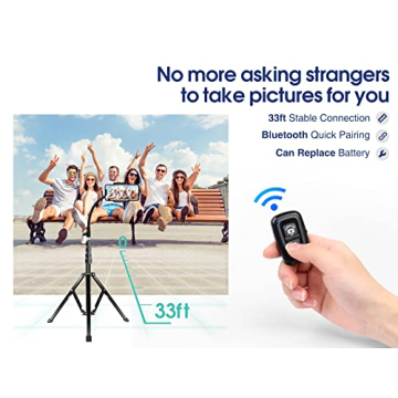 Buy Elitehood 6.7 Feet Tall Phone Tripod with Remote