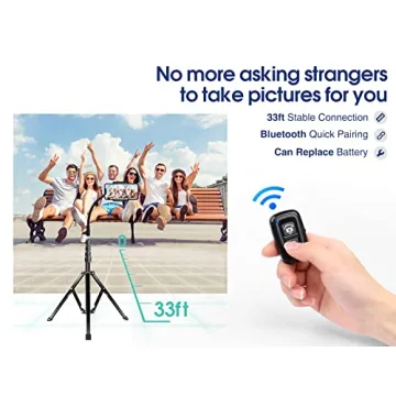 Buy Elitehood 6.7 Feet Tall Phone Tripod with Remote