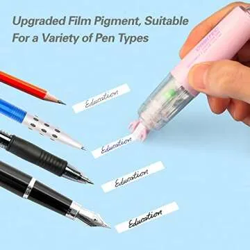 Refillable Retractable White Out Correction Tape for All