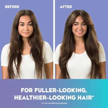 OGX Thick & Full + Biotin Collagen Extra Strength Volumizing Shampoo with Vitamin B7 Hydrolyzed Whea...