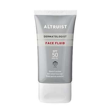 Altruist Dermatologist Sunscreen Fluid SPF 50 - Superior UVA Protection, 50ml