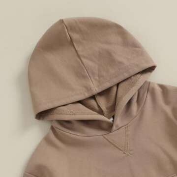 AEEMCEM Toddler Hoodie Sweatshirt and Jogger Pants Set