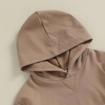 AEEMCEM Toddler Hoodie Sweatshirt and Jogger Pants Set