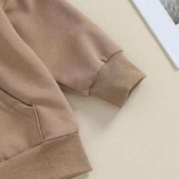 AEEMCEM Toddler Hoodie Sweatshirt and Jogger Pants Set