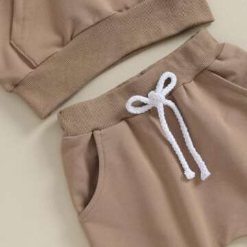 AEEMCEM Toddler Hoodie Sweatshirt and Jogger Pants Set