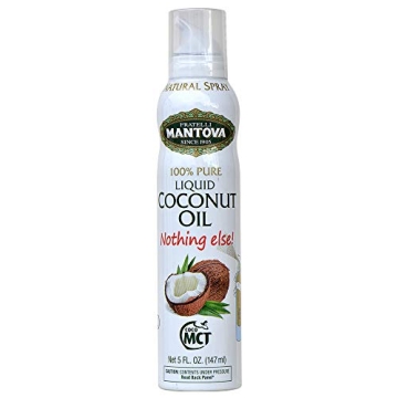 Mantova Coconut Oil Spray - 100% Pure, Ideal for Healthy Cooking and Baking