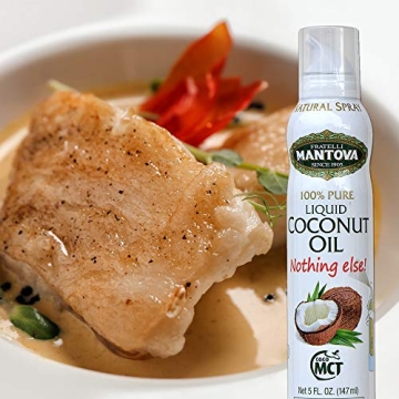 Mantova Coconut Oil Spray for Healthy Cooking and Baking