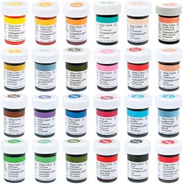 Wilton Master 24 Icing Color Set: Vibrant Colors for Cake Decorating