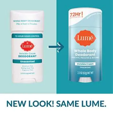 Lume Deodorant - 72 Hour Aluminum-Free Whole Body Care