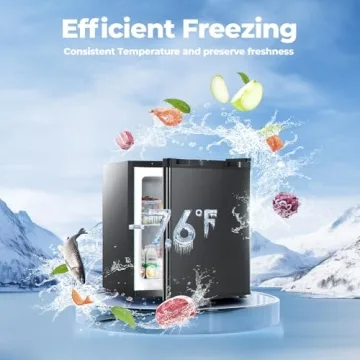 Electactic Mini Freezer with Adjustable Thermostat