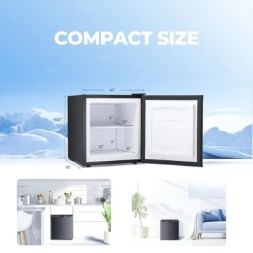 Electactic Mini Freezer with Adjustable Thermostat