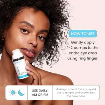 Timeless Skin Care Hydrating Eye Cream - 0.5 Fl Oz, Pack of 2 - Reduce Puffiness & Fine Lines - Includes Hyaluronic Acid for Hydration + Matrixyl 3000 to Fight Wrinkles - For All Skin Types