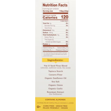 Simple Mills Almond Flour Crackers Snack Packs for Everyone