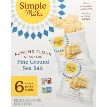 Simple Mills Almond Flour Crackers Snack Packs for Everyone