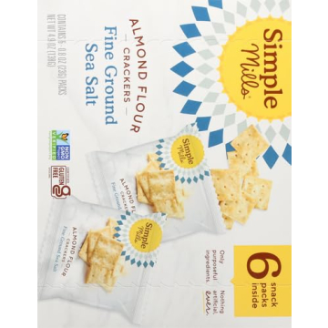 Simple Mills Almond Flour Crackers Snack Packs for Everyone